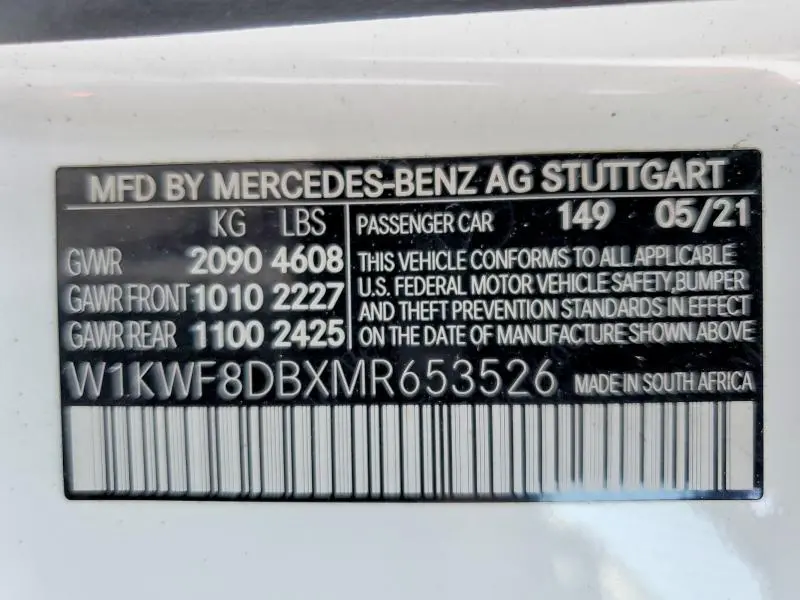 2021 MERCEDES-BENZ C 300  