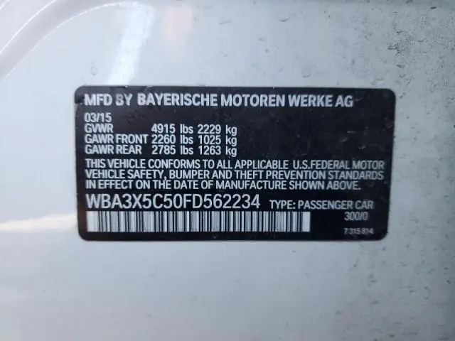 2015 BMW 328 XIGT  