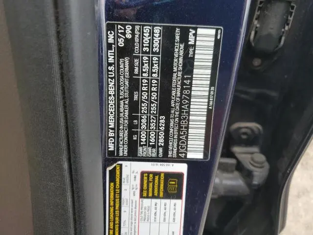 2017 MERCEDES-BENZ GLE 350 4MATIC  