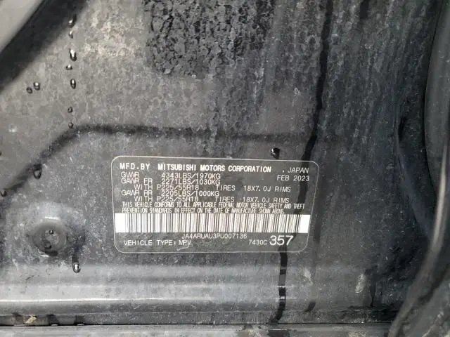 2023 MITSUBISHI OUTLANDER SPORT S/SE  