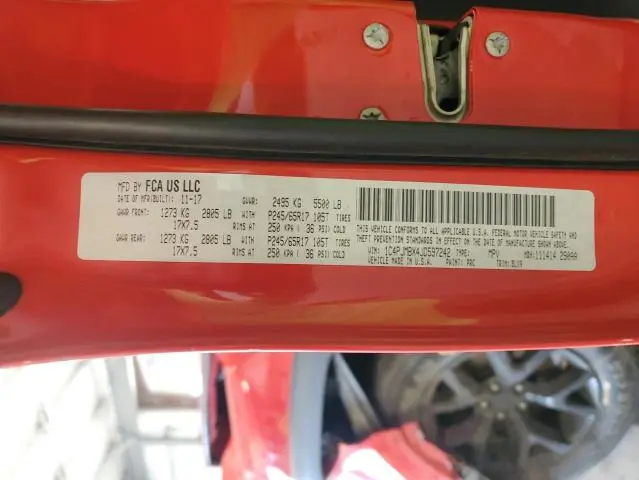 2018 JEEP CHEROKEE TRAILHAWK  