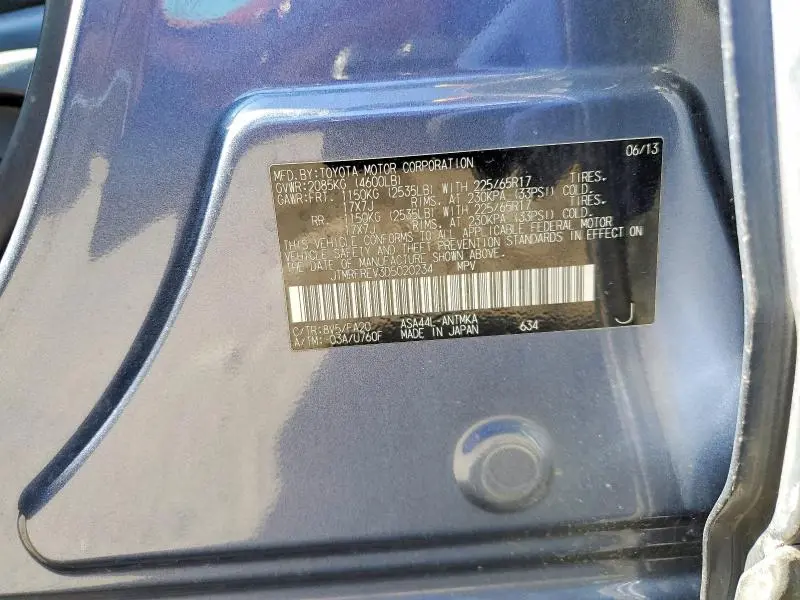 2013 TOYOTA RAV4 XLE  