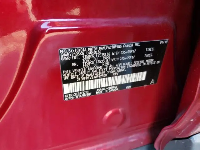 2018 TOYOTA RAV4 ADVENTURE  