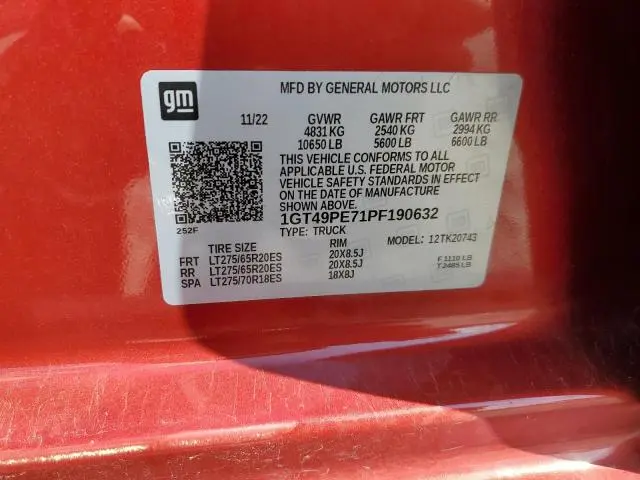 2023 GMC SIERRA K2500 AT4  