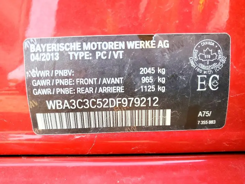 2013 BMW 320 I  