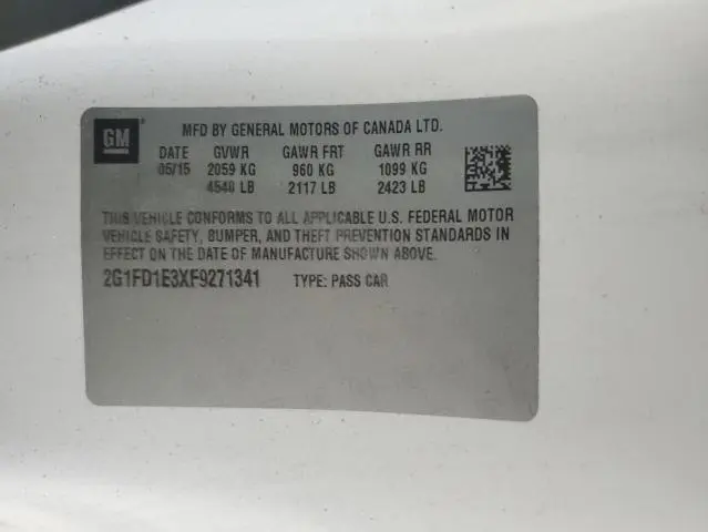 2015 CHEVROLET CAMARO LT  