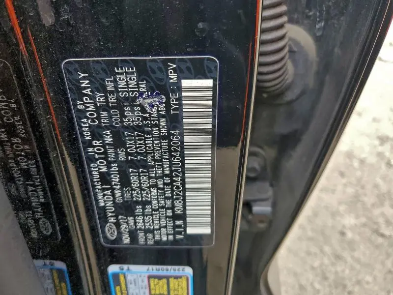 2018 HYUNDAI TUCSON SE  