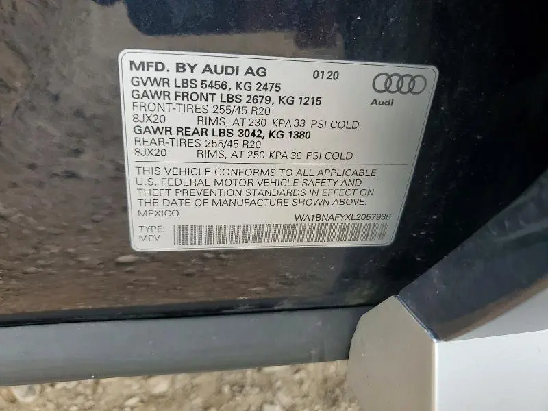 2020 AUDI Q5 PREMIUM PLUS  
