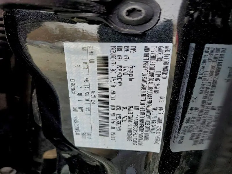 2015 FORD C-MAX PREMIUM SEL  