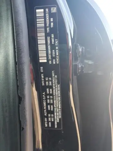 2019 ALFA ROMEO GIULIA   