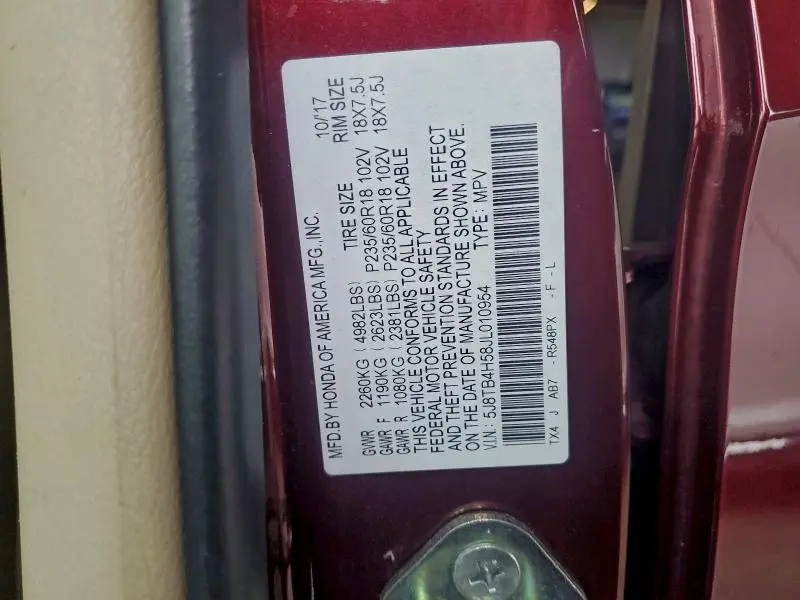 2018 ACURA RDX TECHNOLOGY  