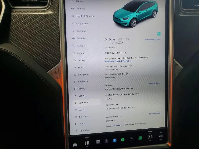 2018 TESLA MODEL X   