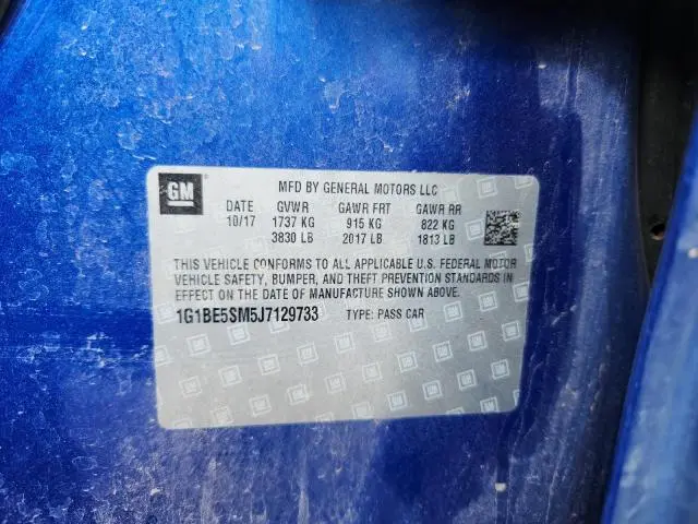 2018 CHEVROLET CRUZE LT  