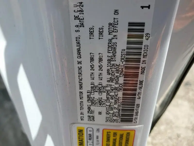 2024 TOYOTA TACOMA XTRACAB