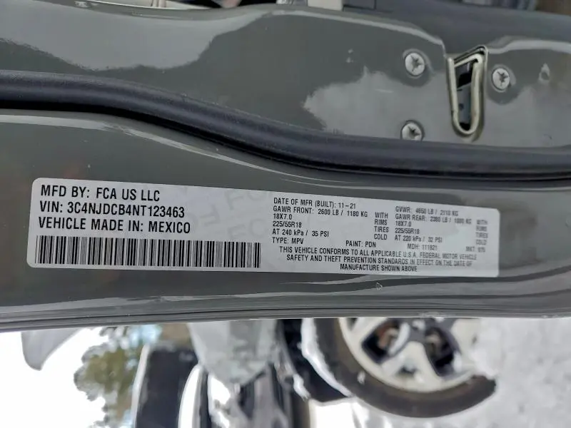 2022 JEEP COMPASS LIMITED  