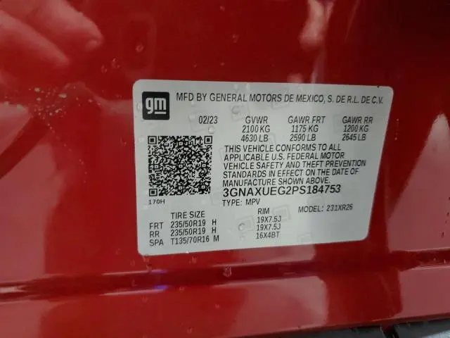 2023 CHEVROLET EQUINOX LT  