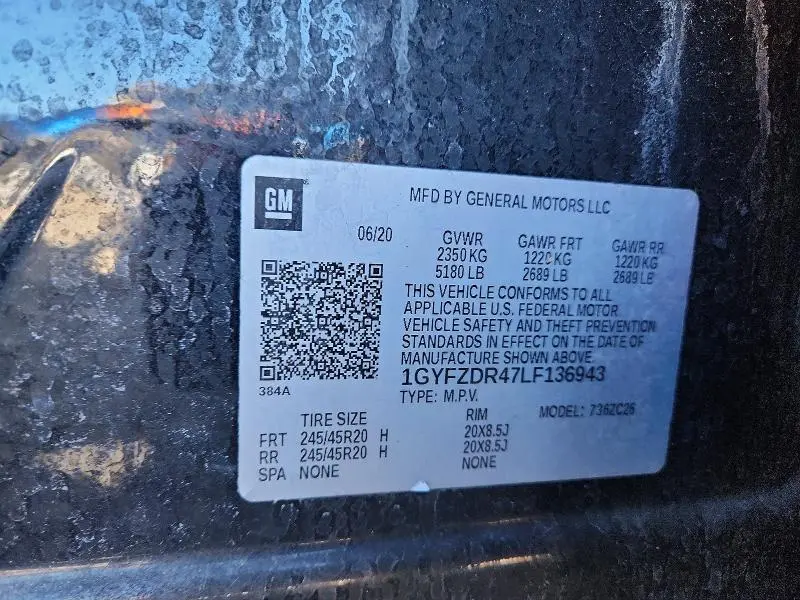 2020 CADILLAC XT4 PREMIUM LUXURY  