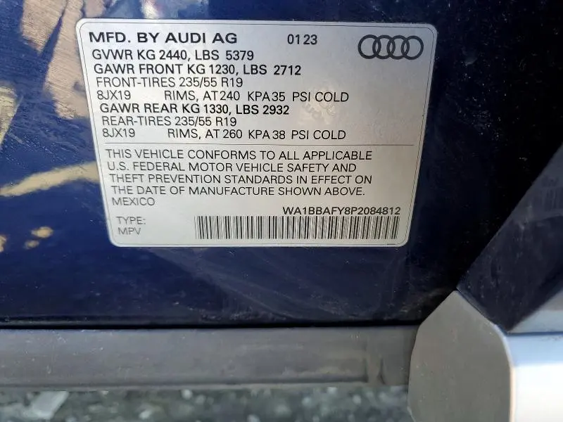 2023 AUDI Q5 PREMIUM PLUS 40  