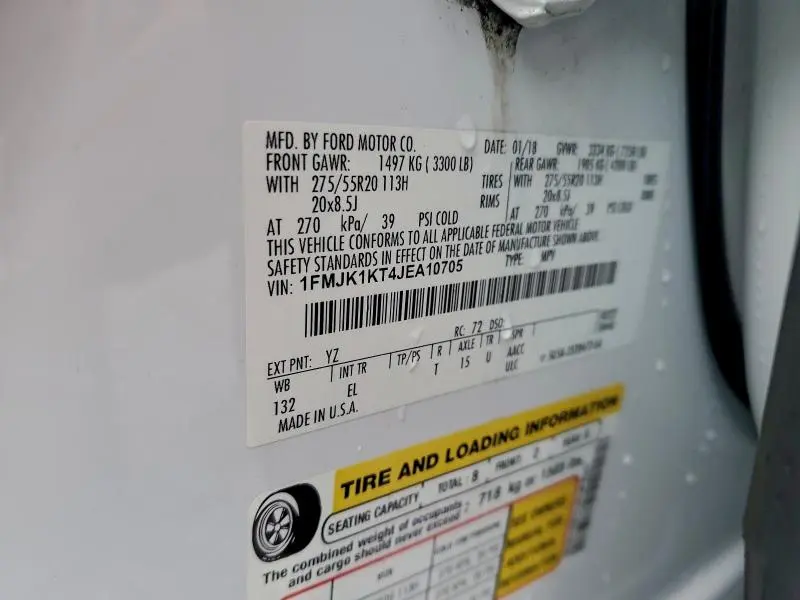 2018 FORD EXPEDITION MAX LIMITED  