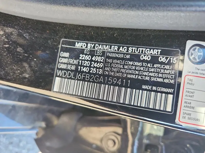 2016 MERCEDES-BENZ CLS 400  