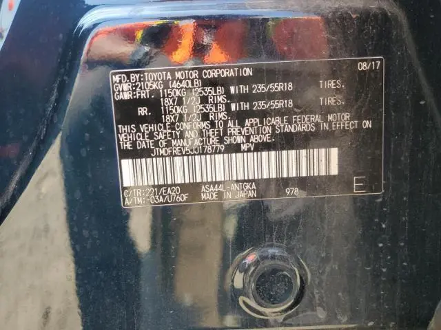 2018 TOYOTA RAV4 LIMITED  