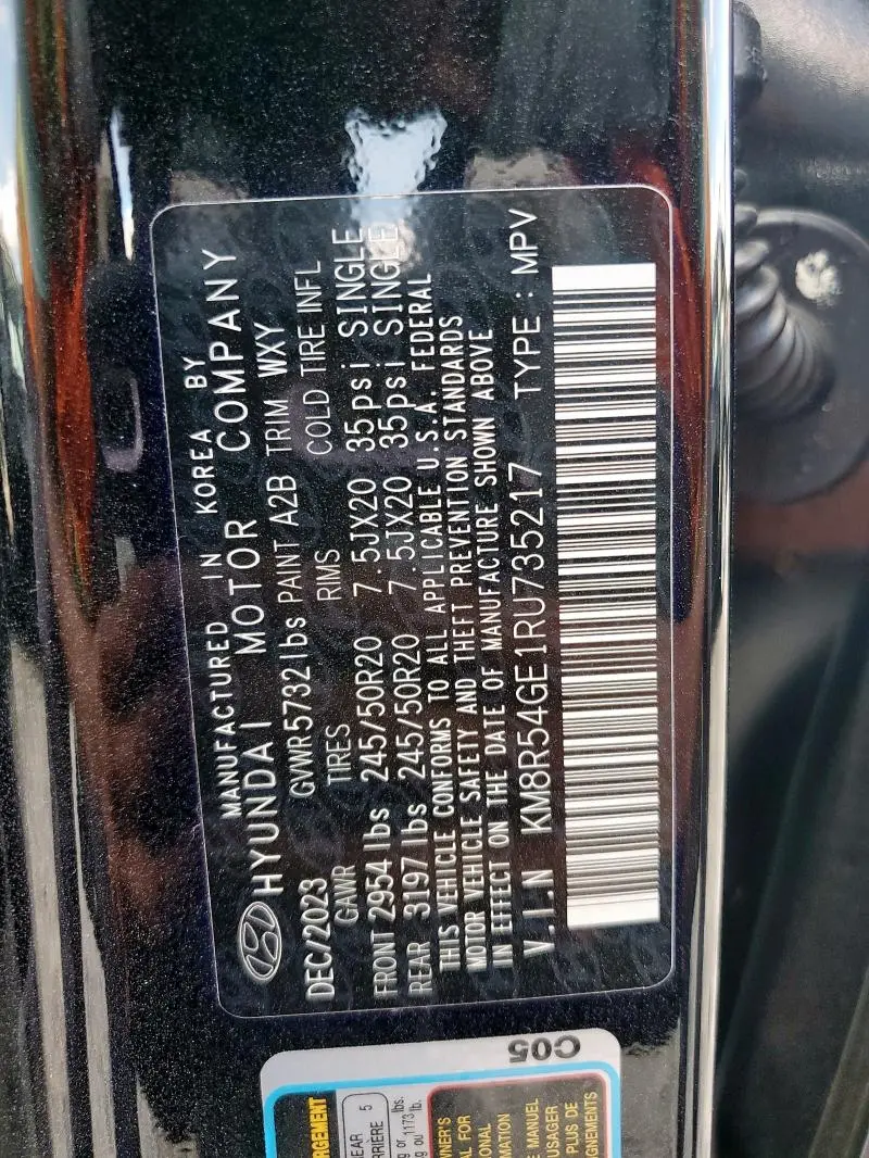 2024 HYUNDAI PALISADE LIMITED  