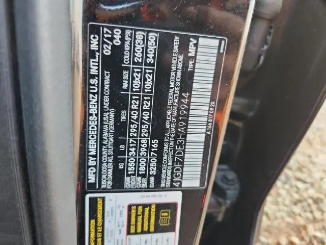 2017 MERCEDES-BENZ GLS 550 4MATIC  