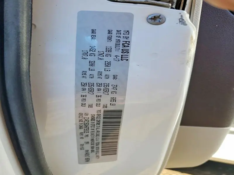 2017 CHRYSLER PACIFICA TOURING L  