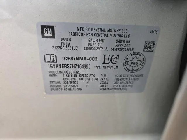 2017 CADILLAC XT5 PREMIUM LUXURY  