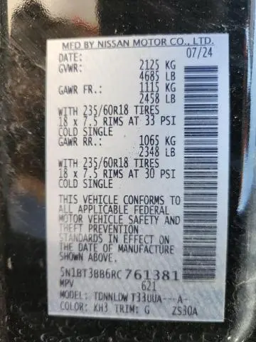 2024 NISSAN ROGUE SV  