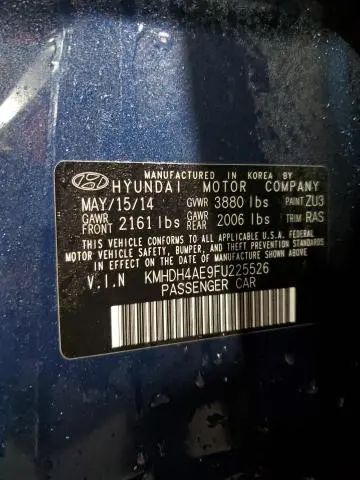 2015 HYUNDAI ELANTRA SE