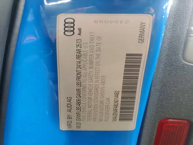 2020 AUDI A4 PREMIUM PLUS  