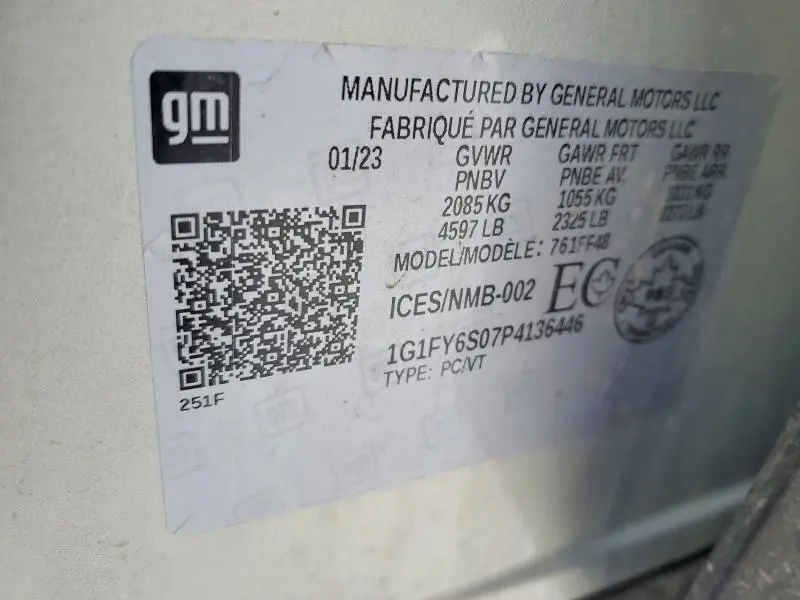 2023 CHEVROLET BOLT EUV LT  