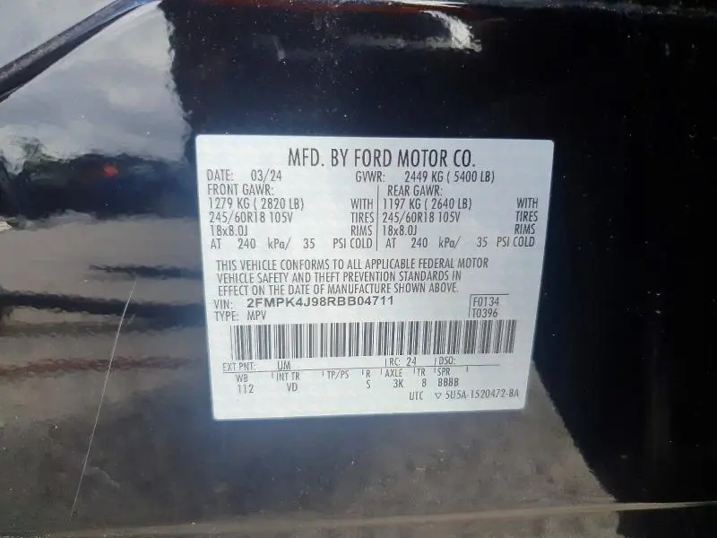 2024 FORD EDGE SEL  