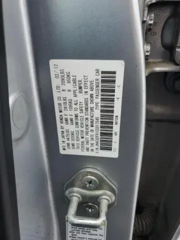 2012 ACURA TSX TECH  