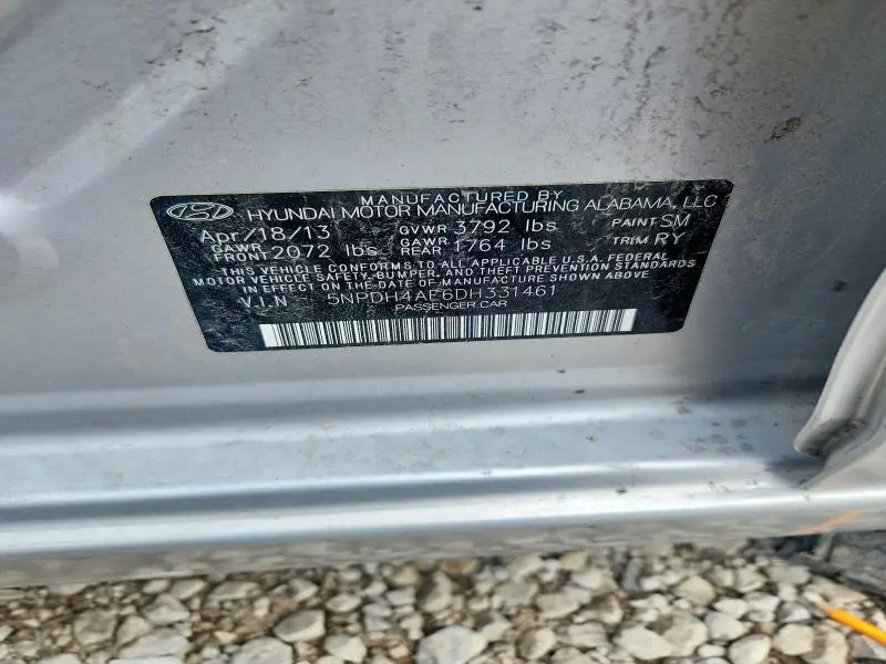 2013 HYUNDAI ELANTRA LIMITED  