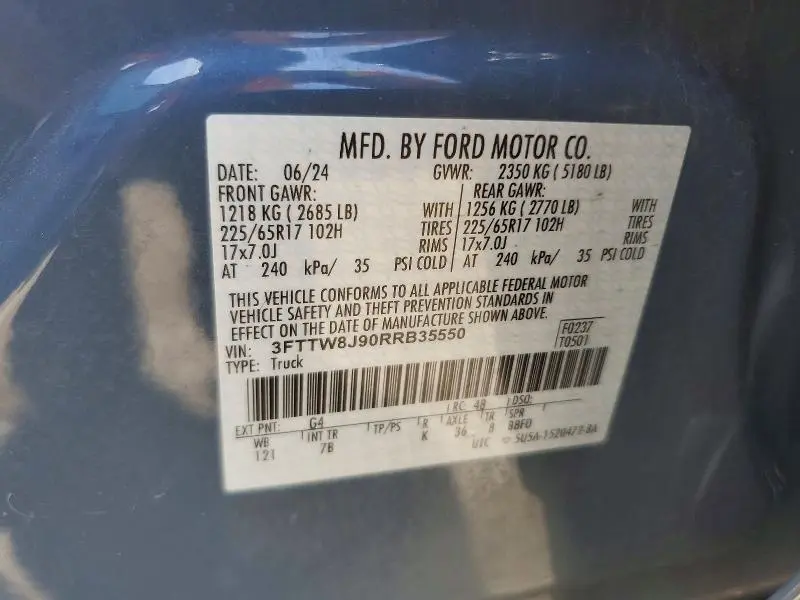 2024 FORD MAVERICK XLT  