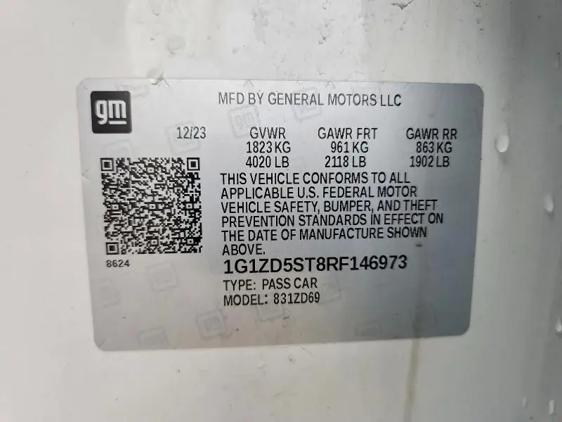 2024 CHEVROLET MALIBU LT  