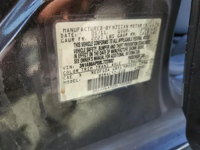 2011 NISSAN SENTRA 2.0  