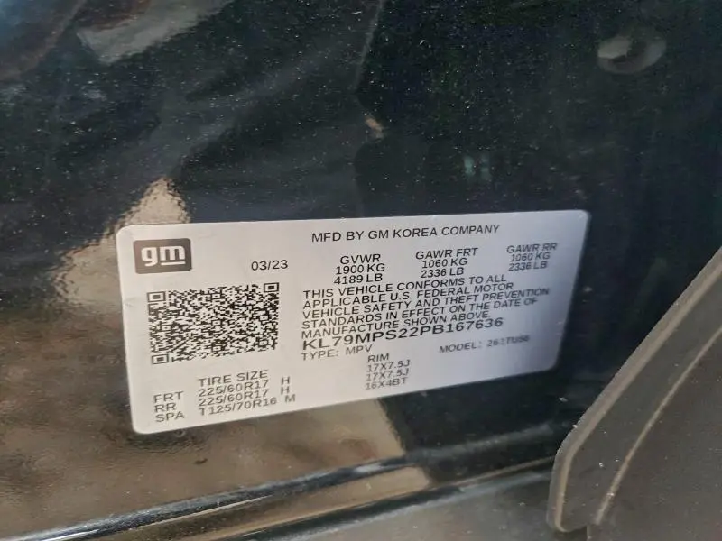 2023 CHEVROLET TRAILBLAZER LT  