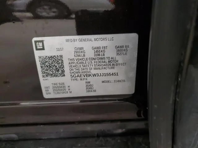 2018 BUICK ENCLAVE PREMIUM  