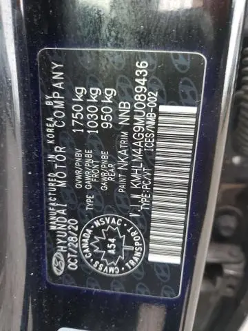 2021 HYUNDAI ELANTRA SEL  