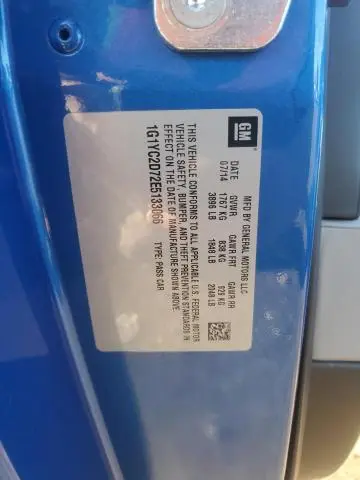 2014 CHEVROLET CORVETTE STINGRAY 2LT  