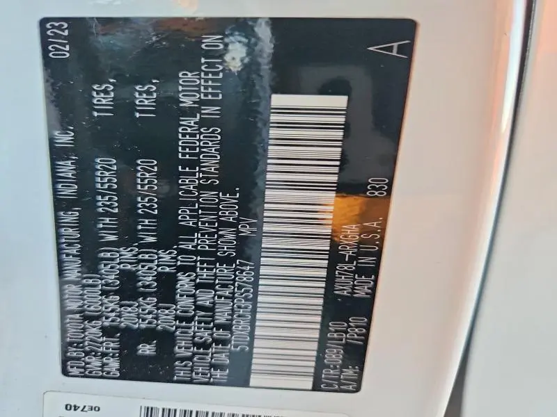 2023 TOYOTA HIGHLANDER HYBRID LIMITED  