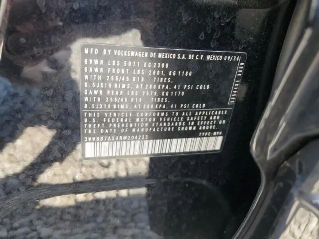 2024 VOLKSWAGEN TIGUAN SE R-LINE BLACK  