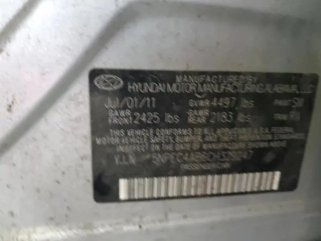 2012 HYUNDAI SONATA SE  