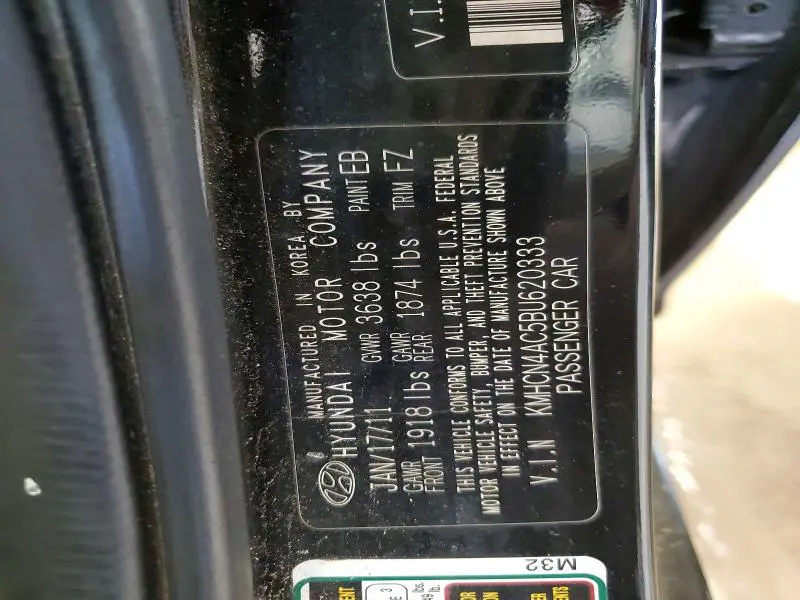 2011 HYUNDAI ACCENT GLS  