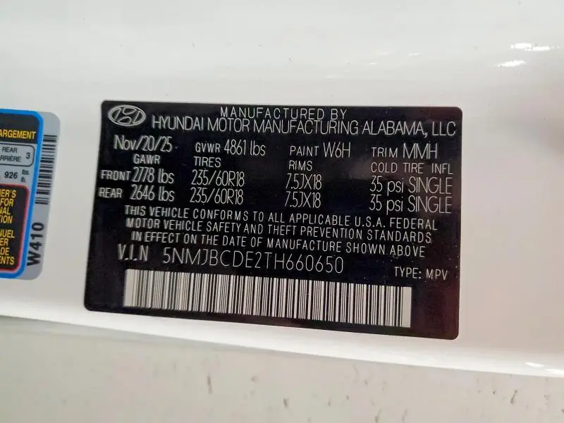 2026 HYUNDAI TUCSON SEL  