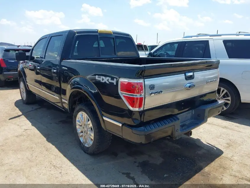 2011 FORD F-150 PLATINUM