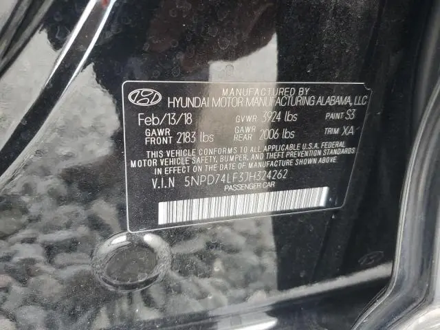 2018 HYUNDAI ELANTRA SE  